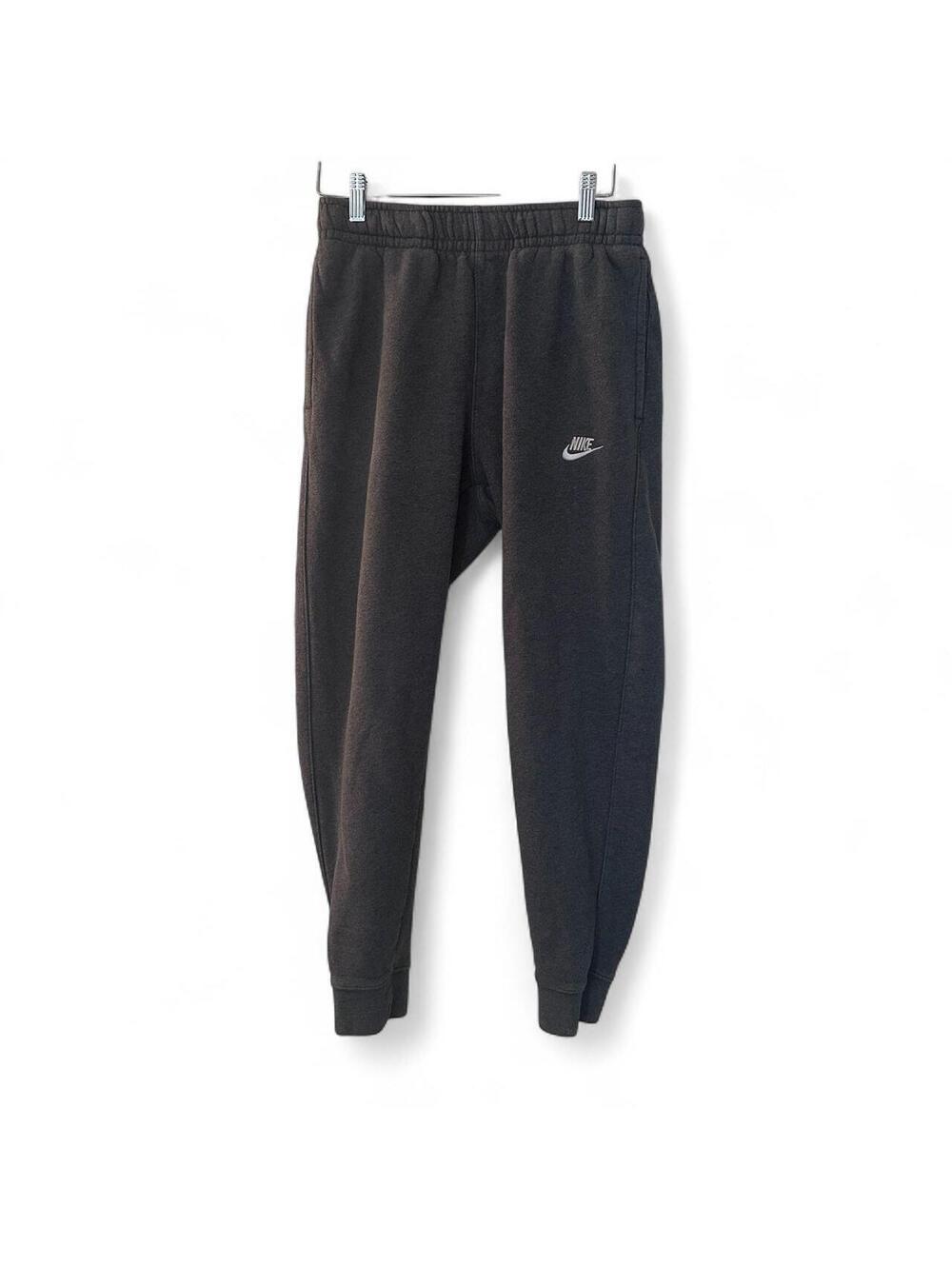Nike Charcoal Gray Fleece Joggers Sweatpants Size Small